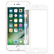 Screenshield APPLE iPhone 8 Tempered Glass Protection (full COVER white) auf das Display - Schutzglas