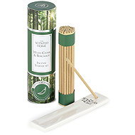 ASHLEIGH & BURWOOD Mini Reed Diffuser Set with Ceramic Holder WHITE CEDAR & BERGAMOT 12cm - Incense Sticks