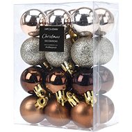 HOME STYLING COLLECTION Christmas ornaments - set, diameter 3 cm, 24 pcs - Christmas Ornaments