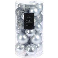 HOME STYLING COLLECTION Christmas ornaments - balls, silver, 30 pcs - Christmas Ornaments