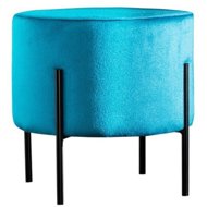 Atelier del Sofa Flow blue/black - Ottoman