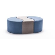 Atelier del Sofa Alya blue/grey - Ottoman