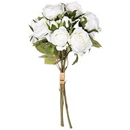 Atmosphera Bouquet of white roses, 40 cm - Artificial Flower