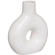 ATMOSPHERA Ceramic vase Circle 21 cm white - Vase