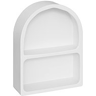 Atmosphera Semi-circular wall shelf SOLEYA, 45 × 35 cm, white - Shelf