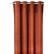 Atmosphera Decorative curtain with rings LILOU, 140 × 260 cm, terracotta - Drape