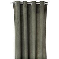 Atmosphera Decorative curtain with rings LILOU, 140 × 260 cm, green - Drape