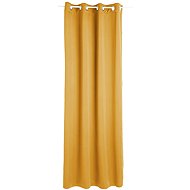 Atmosphera Blackout curtain with rings, 140 × 260 cm, yellow - Drape