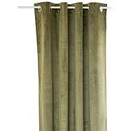 Atmosphera Velour blackout curtain Thea, 140 × 260 cm, olive - Drape