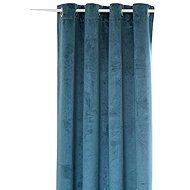 Atmosphera Velour blackout curtain Thea, 140 × 260 cm, blue - Drape