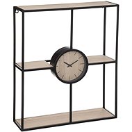 Atmosphera Decorative shelf with clock 4 compartments - Table Clock