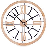 Giftdecor Loft wall clock, MDF + metal 60 cm - Wall Clock