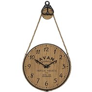 Atmosphera Wall Clock CUBA, brown, 40 cm - Wall Clock