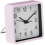 Atmosphera Silent table clock with alarm, pink - Alarm Clock