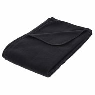 Atmosphera Blanket 125 × 150 cm, black - Blanket