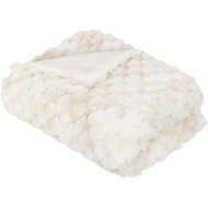 Atmosphera Blanket ADRIEL, 120 × 160 cm, white - Blanket
