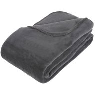 Atmosphera Blanket anthracite, 180 × 230 cm, polyester - Blanket