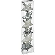 Atmosphera Silver plastic Christmas ornaments, 6 pcs - Christmas Ornaments