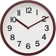 Atmosphera Nástěnné hodiny Loly, průměr 22 cm, hnědé - Wall Clock