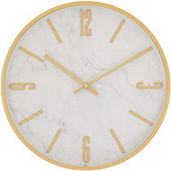 Atmosphera Clock Nathalie, diameter 29 cm, marble effect - Pendulum Clocks
