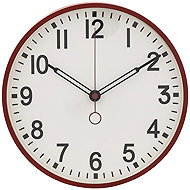 Atmosphera Nástěnné hodiny Cory, průměr 29 cm, červené - Wall Clock