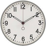 Atmosphera Nástěnné hodiny Cory, průměr 29 cm, šedé - Wall Clock