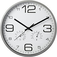 Home Styling Collection Wall clock with weather station function, diameter 30,5 cm - Wall Clock