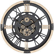 Atmosphera Kent Large wall clock with visible mechanism, diameter 80 cm - Wall Clock
