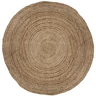 Atmosphera Jute carpet round, diameter 120 cm, natural - Carpet