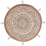 Atmosphera Round jute rug ROSALIE, 78 cm - Carpet