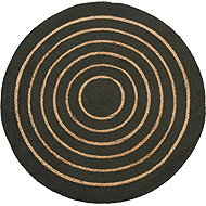 Home Styling Collection Round cotton rug, diameter 90 cm - Carpet