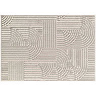 Douceur d'intérieur Rectangular rug with braided pattern EZIO, 120 × 170 cm - Carpet