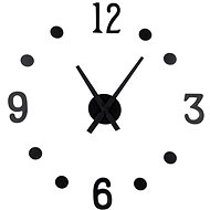 Segnale Wall clock, black wall clock, 31 × 11 × 5 cm - Wall Clock
