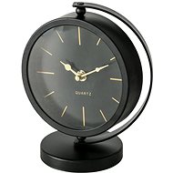 Boltze Table clock BALIA, black, golden hands, 20 cm - Table Clock