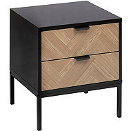 5five Simply Smart Chevrons Bedside Table 50 × 40 × 45 cm - Night Stand