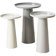 Boltze Home Set of grey coffee tables Jacky, 3 pcs - Side Table