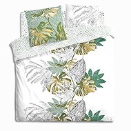 Atmosphera Cotton sheet set for 2 persons Monestera 240 × 220 cm - Bed Linen