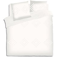 Atmosphera Cotton bed linen with covers for 2 pillows and duvet 220 × 240 cm cream - Bed Linen