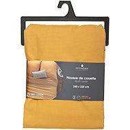 Atmosphera Bavlněné povlečení na přikrývku žluté - Bed Linen
