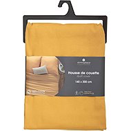 Atmosphera Cotton duvet cover 140 × 200 cm yellow - Bed Linen