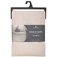 Atmosphera Cotton duvet cover 140 × 200 cm beige - Bed Linen