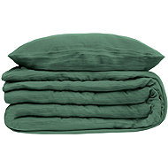 Atmosphera Cotton bedding set Gaze 240 × 220 cm green - Bed Linen