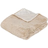 Atmosphera Automn Beige blanket 120 × 160 cm floral pattern - Blanket