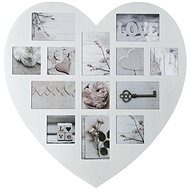 Atmosphera Photo frame HEART, white - Photo Frame