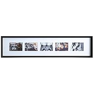 Atmosphera AXEL, 5 photos, 22 × 97 cm, black - Photo Frame