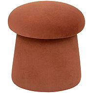 Atmosphera Round stool NOA, sponge, diameter 37 cm, brown - Ottoman