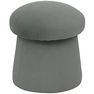 Atmosphera Round stool NOA, mushroom, diameter 37 cm, grey - Ottoman