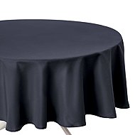 Atmosphera Round tablecloth anthracite 180 cm - Tablecloth