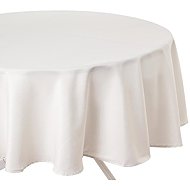 Atmosphera Dirt-resistant round tablecloth 180 cm, ivory - Tablecloth