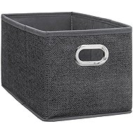 5five Rectangular storage box with handle 15 × 31 × 15 cm, dark grey - Storage Box